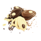 Chokoladestykker med Tulipanmotiv 
